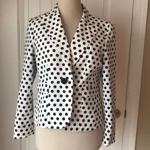 Jones Studio women’s polka dot blazer